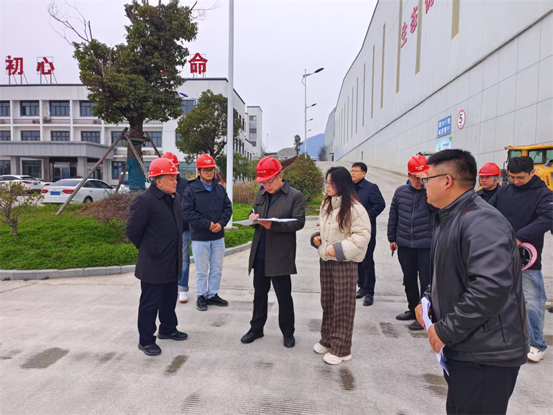 3月7日，洪董陪同汪凱書(shū)記一行到鴻瑞公司檢查工作。.jpg