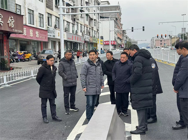 1月21日，洪董，張總陪同王奇勇縣長(cháng)一行調研新安路跨鐵路橋.jpg